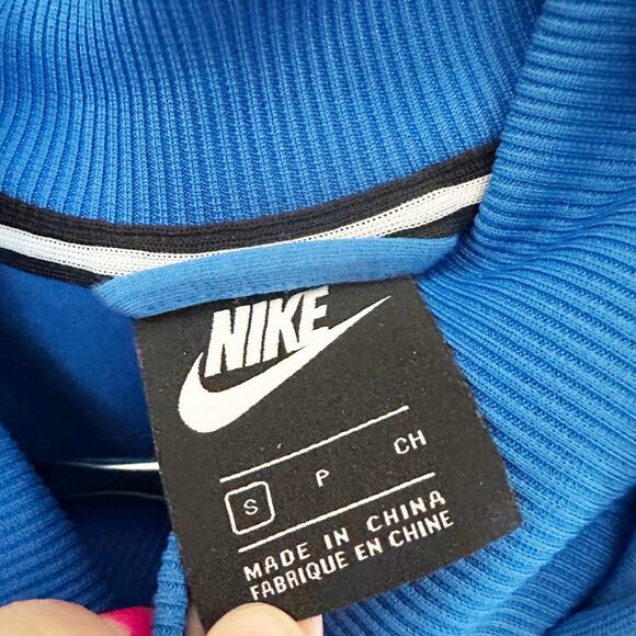 Nike Women's Blue Full Zip Track Sweatshirt - Picture 4 of 8